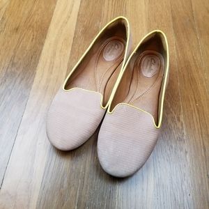 Clarks Artisan Beige Flats Driving Loafer 9.5